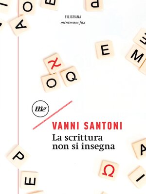 cover image of La scrittura non si insegna